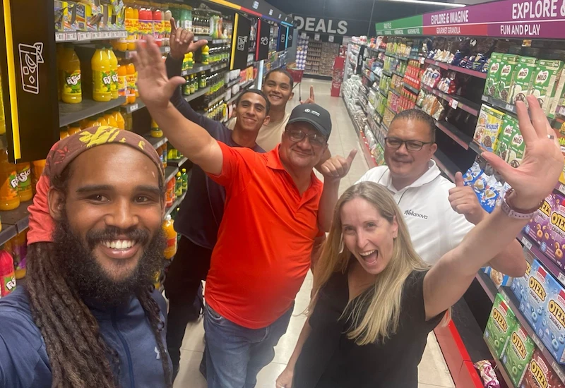 Kellanova South Africa Employees in Grocery Store Aisle